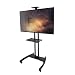 Kanto MTM65PL-S Mobile TV Mount with Adjustable Steel Tray for 37-inch to 65-inch TVs