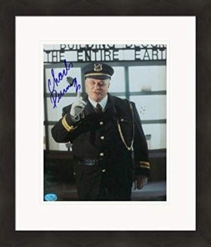 Sports Memorabilia Autograph Warehouse 465117 8 x 10 in. Charles Durning Autographed Photo Matted & Framed for Twist of Fate