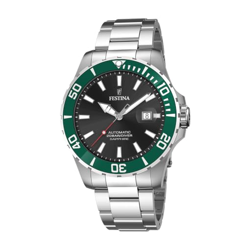 Festina F20531/2 Men's Automatic Watch, Stainless Steel Strap, Black
