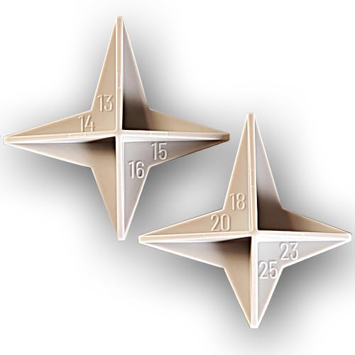 Comparison: Best Angle For Sharpening Knives 10 WEDGEK ANGLE STARS 8 Angles 13, 14, 15, 16, 18, 20, 23, 25 Degrees for Sharpening Knives on Stones with AngleGuide