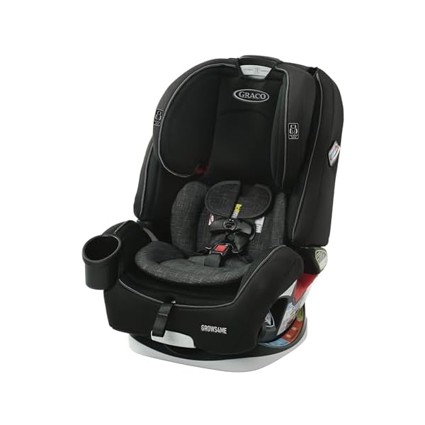Graco Grows4Me 4-in-1 Car Seat, Convertible Infant to Toddler Car Seat and Booster, West Point Design, for 10 Years of Safe, Comfortable Journeys