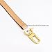 willikiva Replacement D-Rings Swivel Snap Hooks Push Gate Clip Lobster Claw Clasp DIY Leather Craft Purse (Bright Gold,5/8inch)