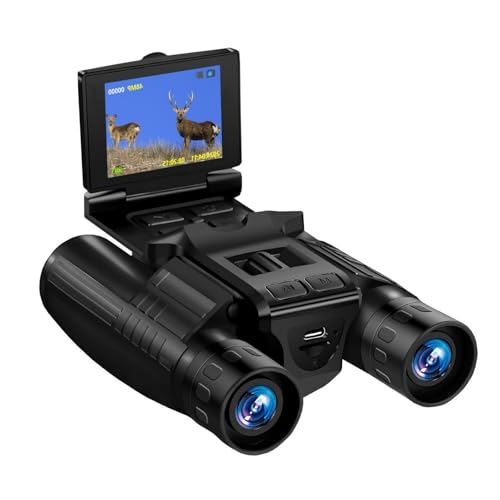 Compact Transportable Field Glasses and Camera Device Including Tripod Mount for Stable Observation Registering in Nature Compac