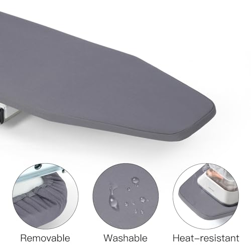 Nisorpa Folding Ironing Board 180° Rotatable Ironing Boards Pull Out Ironing Board Space Saving Ironing Boards with Heat-resistant Cover 82 x 30cm - Image 3