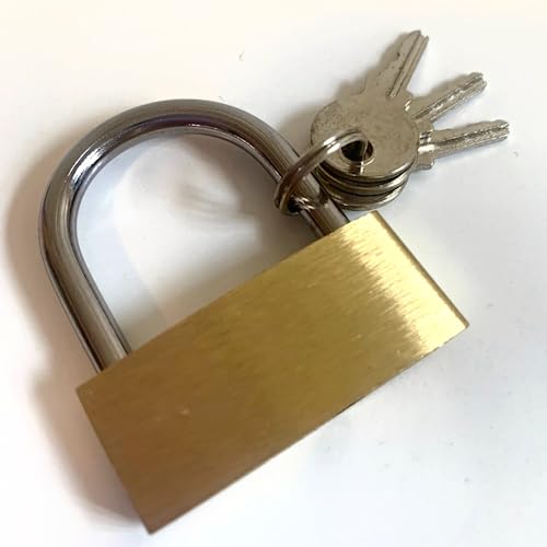 NARAMAKI Lucchetto Piccolo con 3 Chiavi Misuere