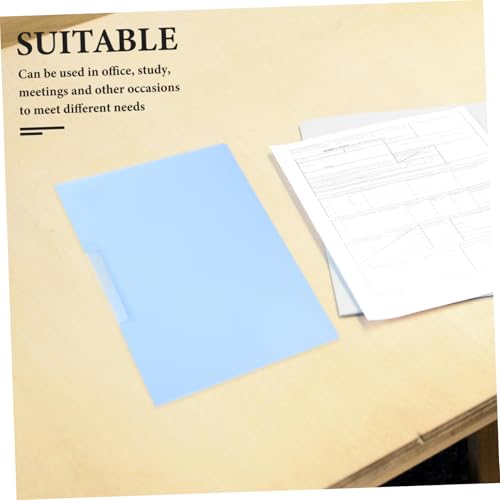 HORIALENCE 5 Szt. Obróć Folder Kolorowe Foldery Plików Rozmiar Litery Urocze Foldery z Plikami Przezroczyste Teczki Na Dokumenty Plastikowe Organizator Dokumentów Folio Domowe Biuro