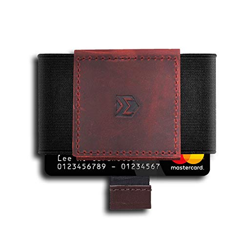 VBAX Minimalist Slim Wallet For Men Women - Elastic Front Pocket Credit Card Holder Wallet