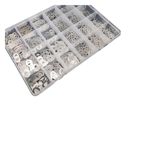 KIZUNA Tools 500/1200 �� M3 M4 M5 M6 M8 0.1 0.2 0.3 �~�����[�g�� 304 �X�e�����X�|�����^�����b�V���[���n�ɔ������V���Z�b�g�L�b�g�{�b�N�X(0.10.2 0.3mm 1200pcs)