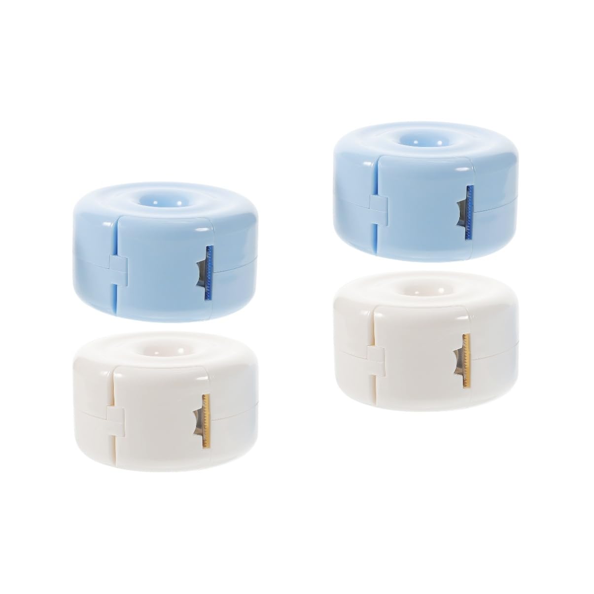 NUOBESTY 4 Pz Porta Nastro Organizzatore Del Supporto Del Nastro Piccolo Distributore Di Nastro Adesivo Porta Nastro Adesivo Acciaio Inossidabile Bambino Attrezzo Conservazione