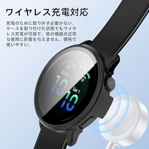 Image of For Garmin Vivoactive 6 Protective Case, Lightweight, PC + Tempered Glass Cover, 9H Hardness, Easy Installation, All-in-One Protection, Anti-Scratch, Shockproof, HD High Transmittance