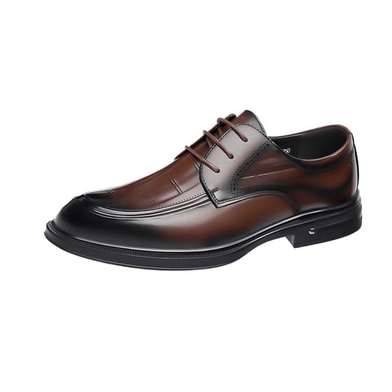 Mens Faux Patent Leather Tuxedo Dress Shoes Business Oxford Shoes Fashion Slip-On Round Toe Business Work Office Dress