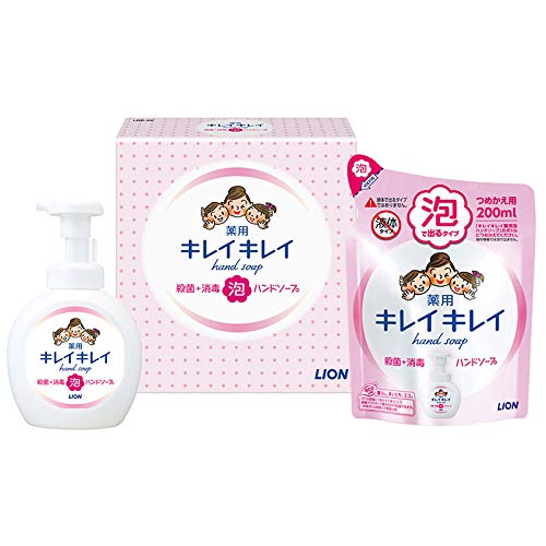Amazon.co.jp: ライオン キレイキレイ薬用泡ハンドソープセットLBB-8E