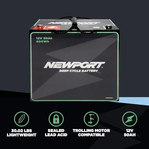 image for Newport Kayak 36lb Thrust Saltwater Transom Mounted Electric Trolling 