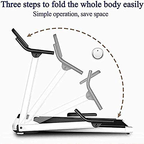 Image of Folding Motorised Treadmill Running Jogging Walking Folding Treadmill Ultra Thin and Silent, Walking Machine Portable Gym Equipment Multifunctional,