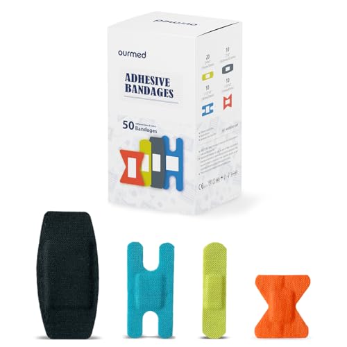 Pansements sans latex souples et extensibles avec coussinet antiadhesif