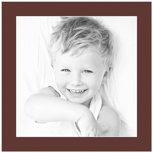 14x14 Maroon/Maroon Custom Mat for Picture Frame with 10x10 Opening Size (Mat Only, Frame NOT Included) - 6 Pack