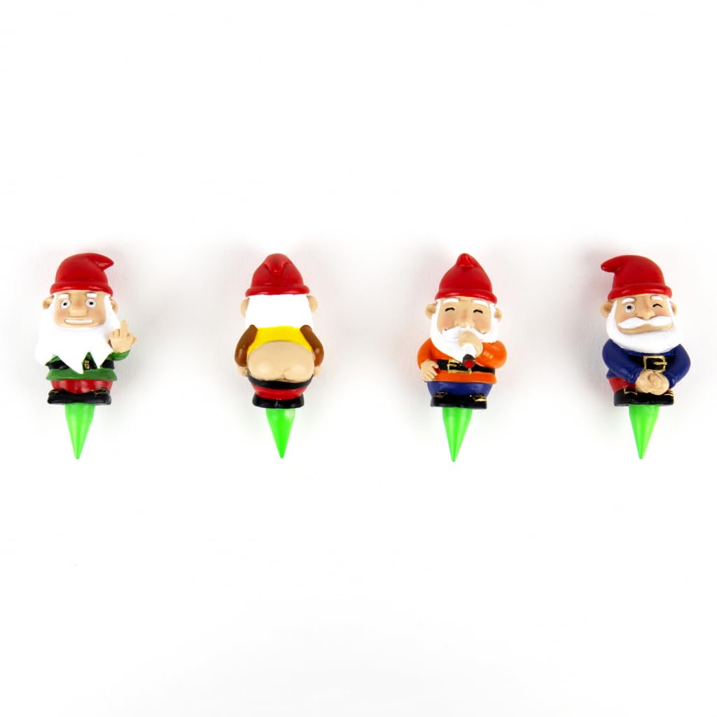 Gift Republic Naughty Gnomes Plant Markers