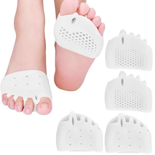 足裏保護パッド 足裏マッサージ, 中足骨パッド種子骨保護サポーター 底まめ 足マメ 魚の目 タコ軽減 シリコンパッド 衝撃吸収 足裏ク