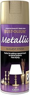 Rust-Oleum AE0110001E8 400ml Metallic Spray Paint - Elegant Gold