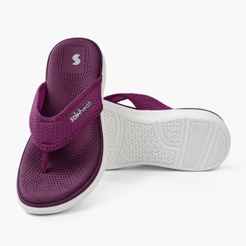 Image of SOLETHREADS GRACE V | Stylish | Comfy | Super soft | Ultra-Light | Phylon | Slippers | Flip Flops for Women
