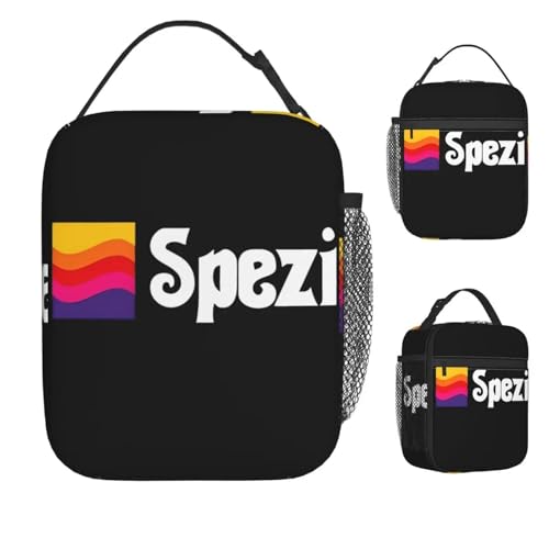 TFDGDGH Bolsa de Almuerzo con Logo Paulaner Spezi para niñas Alemania Lonchera de Cerveza Kawaii Bolsa de Picnic al Aire Libre Bolsas de Comida convenientes Oxford Tote