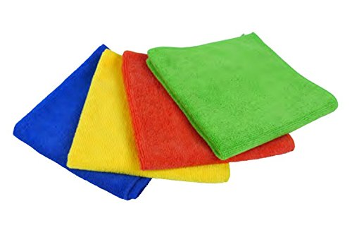 Ecotech Green Microfibre Cloths (38X38cm) Pack Of 10, Pack Of 10