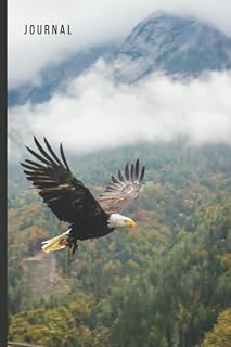 Journal: Soaring American Bald Eagle Photo / Ruled 6x9 Small Composition Notebook for Writing / Blank Lined Paper Book / Cute Card Alternative / Gift for Journal Lovers and Writers