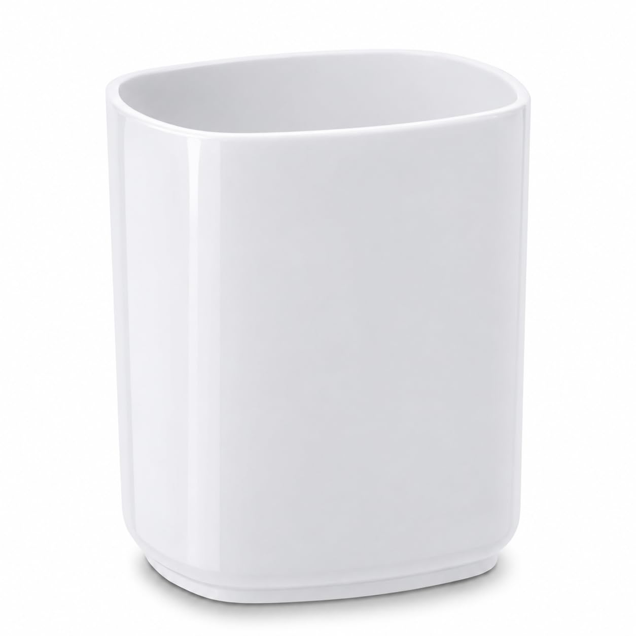 Acrimet White Jumbo Pencil Holder, Pen Cup, Caddy Super-Sized Desktop Organizer For Students, Artists And Professionals (Plastic) ( Color)