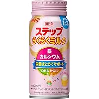Amazon.co.jp: 明治ステップ らくらくミルク 200ml×6缶×2 景品付 [1歳