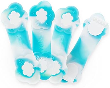ABZ Pin Free Diaper Fasteners for Prefolds, Pre-Flats or Flat Diapers - 4 Pack