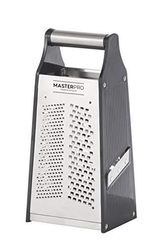 MASTERPRO MPBOXGRATE Razor Edge Grater, S.Steel/TPE/Silver/Black MASTERPRO MPBOXGRATE Razor Edge Grater, S.Steel/TPE/Silver/Black