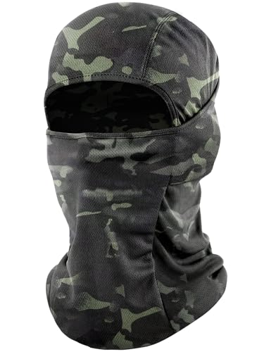 fuinloth Pasamontañas Balaclava Moto, sotocasco Máscara de Esquí Bici Ciclismo Ski Mask Hombre y Mujer Camuflaje de Tinta