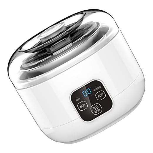 Máquina de Iogurte Compacta, Máquina de Iogurte Em Aço Inoxidável Automática para Cozinha