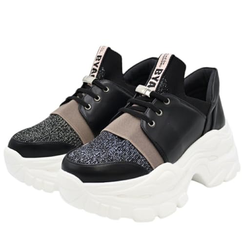 [�����Ȃ���������] �o�C�A�V�i�K�I�W�T�� �X�j�[�J�[ 8710599 �u���b�N�s���N(BL/PK) 22.5cm �N�b�V�����X�j�[�J�[ ���� �_�b�h�X�j�[�J�[ Y2K �����₷�� ���f�B�[�X �C