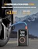 UZNY Tire Inflator Portable Air Compressor-150PSI Cordless Tire Air Pump, 5X Faster with Digital Gauge, Auto-Off & LED Light, Air Pump for Car Tires, Motorcycle, Bike, Balls & More #1