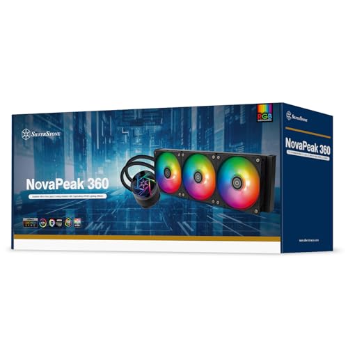 Silverstone Technology Novapeak 360 Argb, Eccellente Soluzione Completa Per Il Raffreddamento A Liquido Con Affascinanti Effetti Di Luce Argb, SST-NP360-ARGB - 14