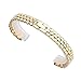 316 Edelstahl Uhrenarmbänder für Frauen Uhrenarmband Kleines Zifferblatt Damenarmband Mesh Ersatz Uhrenarmband Atmungsaktiv und Wasserdicht,Gold-8mm