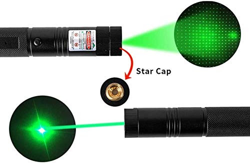image for WQFXYZ Green multi-function LED flashlight, high-power portable rechar