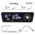 LCD Digital Thermostat Display Smoker Controller Compatible with Pit Boss Wood Pellet Grill/Smoker Pit boss Accessories Thermometer Austin XL Parts Control Board Replacement Meat Probes,Probe Sensor