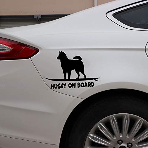GADGETS WRAP Wall Decal Vinyl Sticker Wall Decoration - Husky on Board Dog (B0B65HD14R) Amazon Price History, Amazon Price Tracker