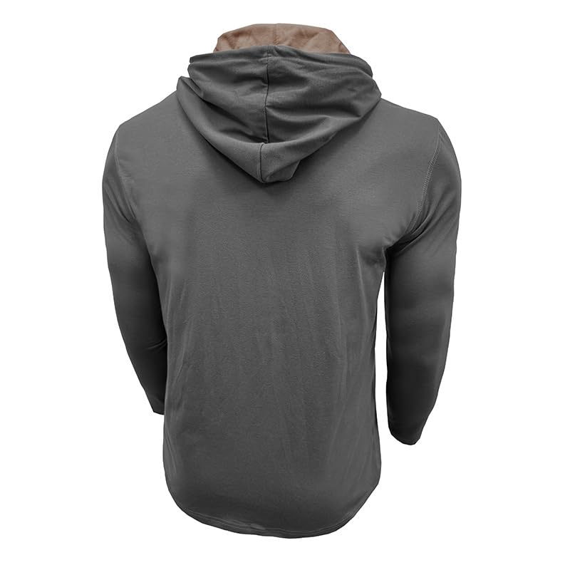 Mens Casual Pullover Hoodies Long Sleeve Lightweight Fashion Hooded Drawstring Sweatshirt with Pocket3