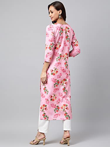 Image of ANNI DESIGNER Crepe Women's Regular Kurta