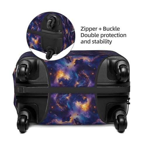 Luggage Cover Protector - Purple Sky Dragon Print Suitcase Covers for Luggage Fit 29-32 Inch Suitcase3