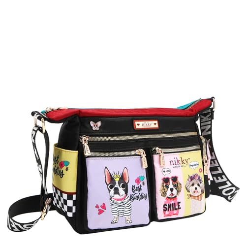 Nicole Lee NIKKY Messenger Bag, Best Buddies Collection, Nylon2