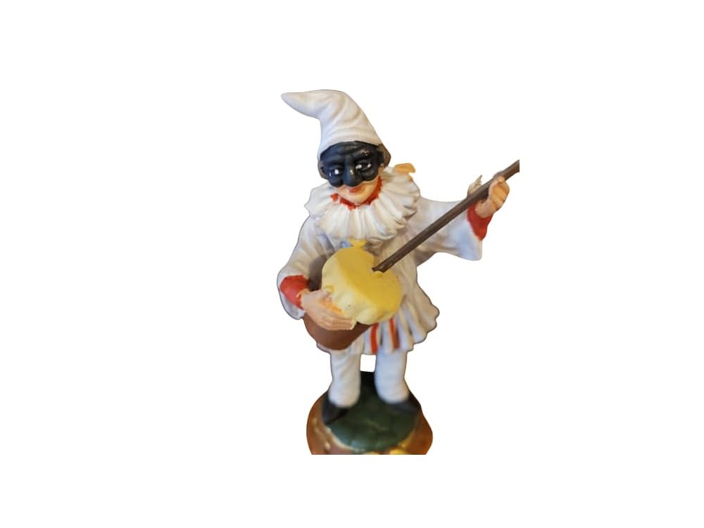 Statuetta PULCINELLA putipu Famiglia dei 12 cm Circa Terracotta con Diverse Posizioni E Oggetti da Maestri Artigiani San Gregorio armeno Tor PRESEPE San G. ARMENO ricevi Un Portachiavi Omaggio