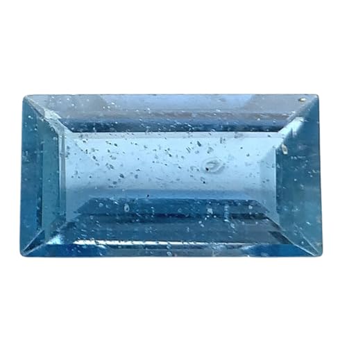 Aigue-marine naturelle pierre précieuse en vrac à facettes 10,7 mm pour fabrication collier bague