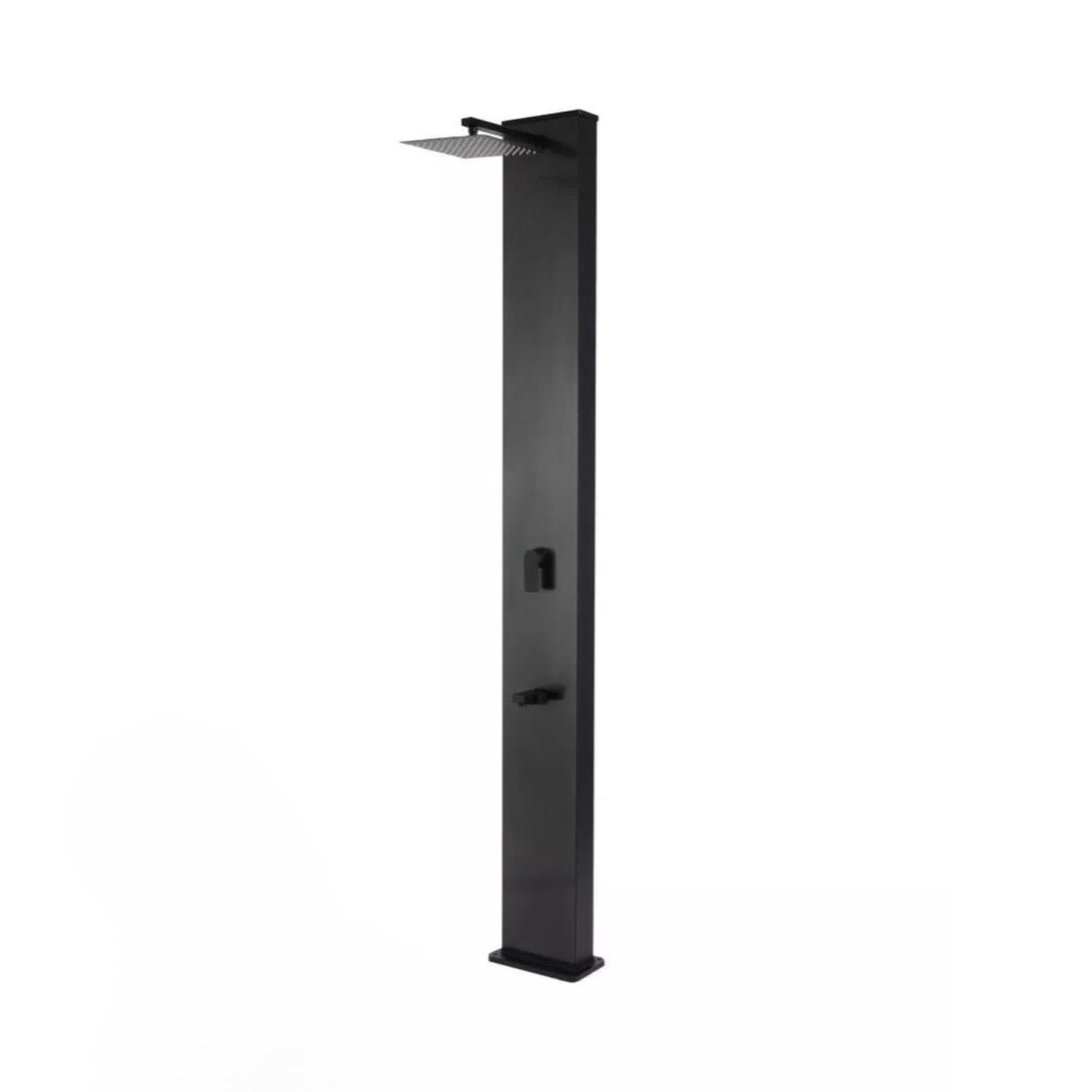 STEINBACH Solardusche Straight Line – ultra-flaches Design mit schwenkbarer Regendusche und 40 L Aluminiumtank