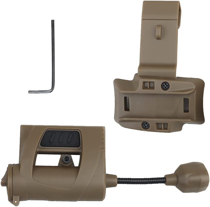 Tactical Helmet Signal Lamp LED Helmet Survive Light Adapter to Ops Core and ARC Rail