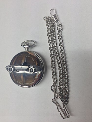 Montre gousset Shelby Cobra montre de poche homme quartz argenté classique