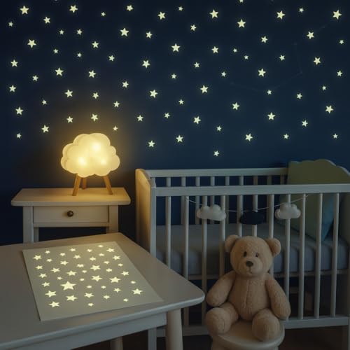 Homery Sternenhimmel 400 Leuchtsterne selbstklebend mit starker Leuchtkraft, fluoreszierende Leuchtsterne Wandtattoo & Wanddeko Aufkleber für Baby, Kinder oder Schlafzimmer (Leuchtsterne) 1 Homery Sternenhimmel 400 Leuchtsterne selbstklebend mit starker Leuchtkraft, fluoreszierende Leuchtsterne Wandtattoo & Wanddeko Aufkleber für Baby, Kinder oder Schlafzimmer (Leuchtsterne)